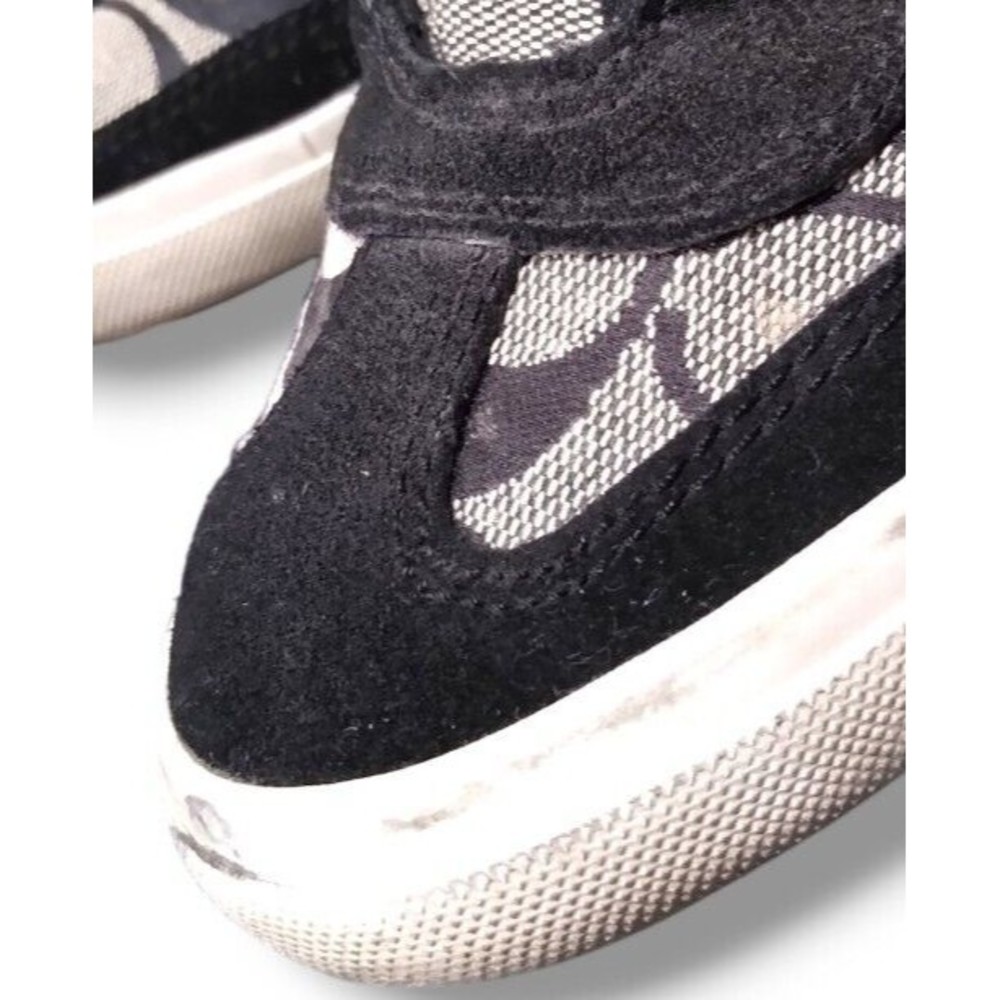 Coach New York Size 6.5 B Womens Priya Black Signature Print Strap Sneakers GUC - Picture 14 of 16